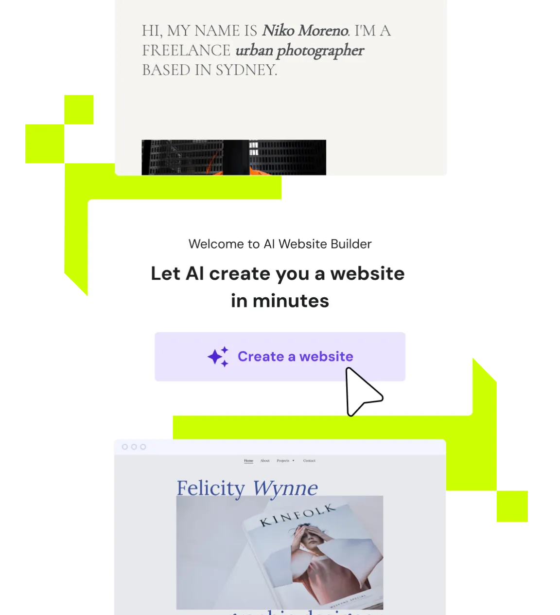 Create a website in 3 easy steps