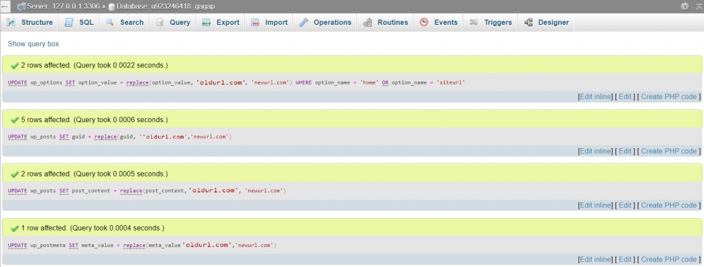 How To Change WordPress URL In Database Using PhpMyAdmin