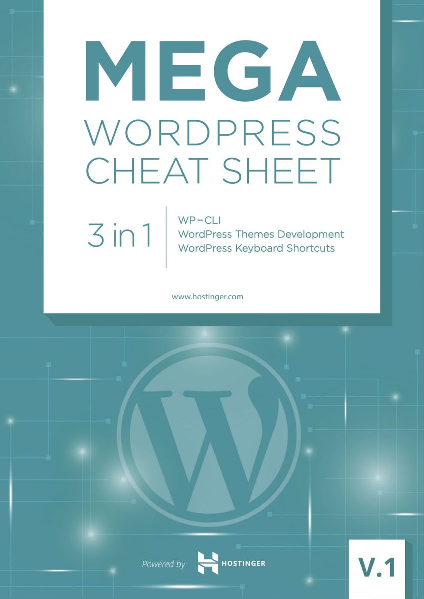 WordPress Cheat Sheet