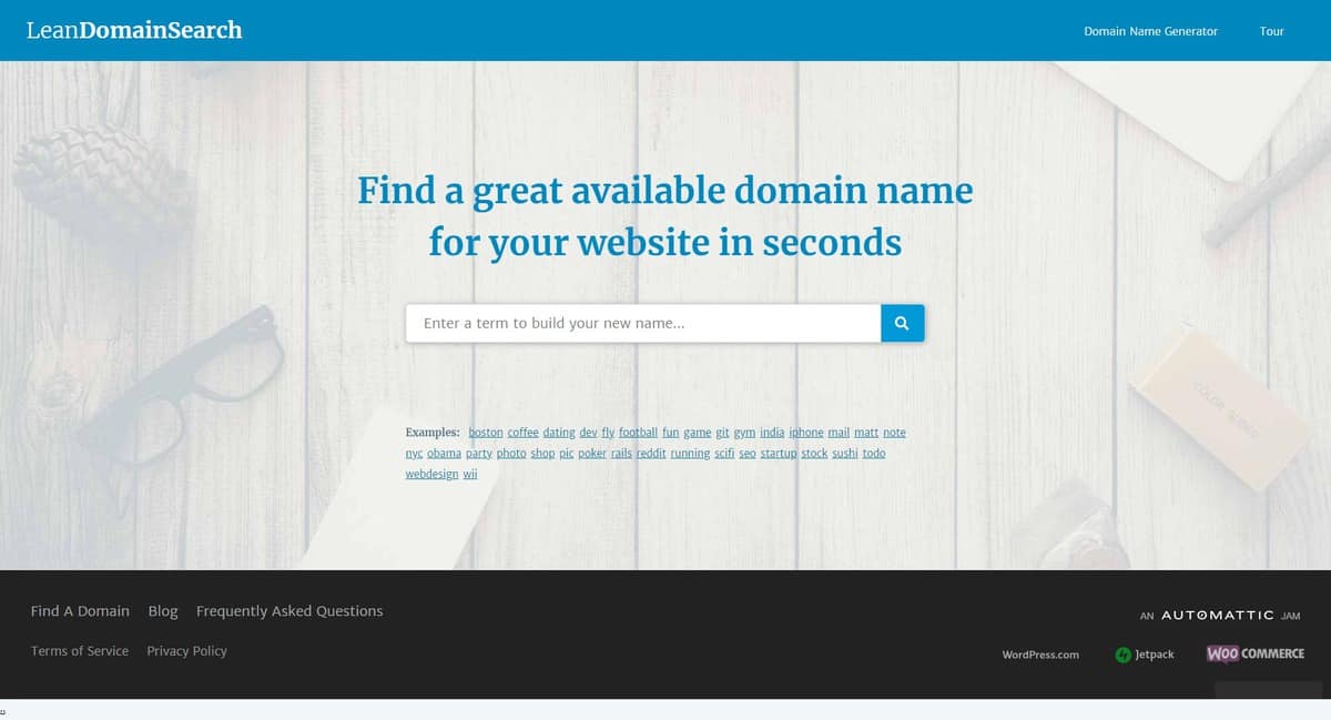 Lean Domain Search as one of the best Domain Name Genarators