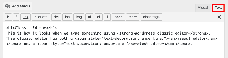 Wordpress Text Editor Expained Why To Use It Over The Visual Editor