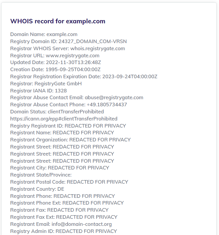 Whois IP Lookup & Whois Domain Lookup Free Domain Tools