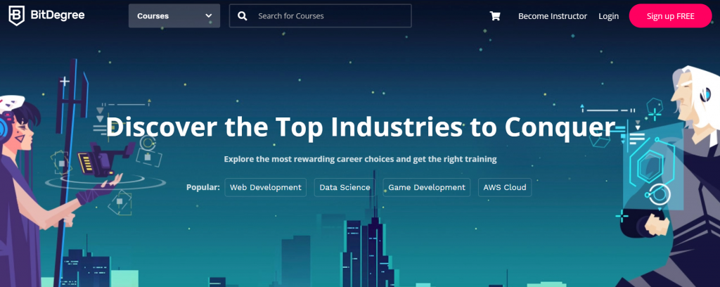 BitDegree - Discover the Top Industries to Conquer