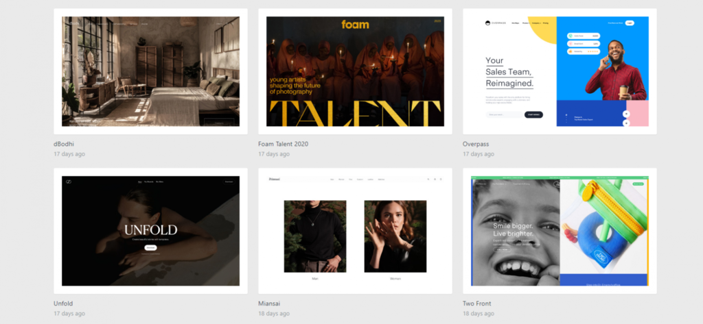 10 Best Website Design Inspirations to Start Your Website