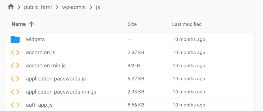 Hostinger's File Manager File Management Area