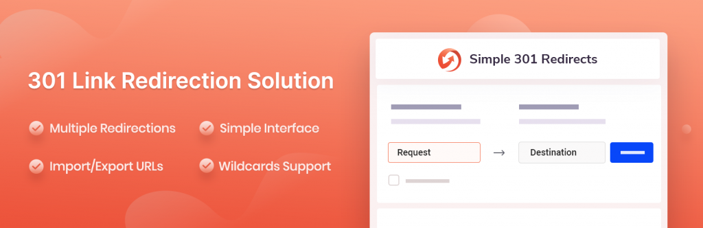 The plugin banner of Simple 301 Redirects