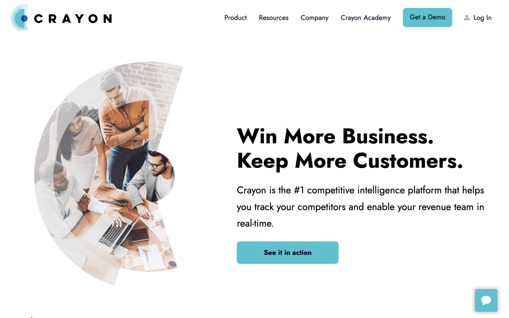 Crayon landing page