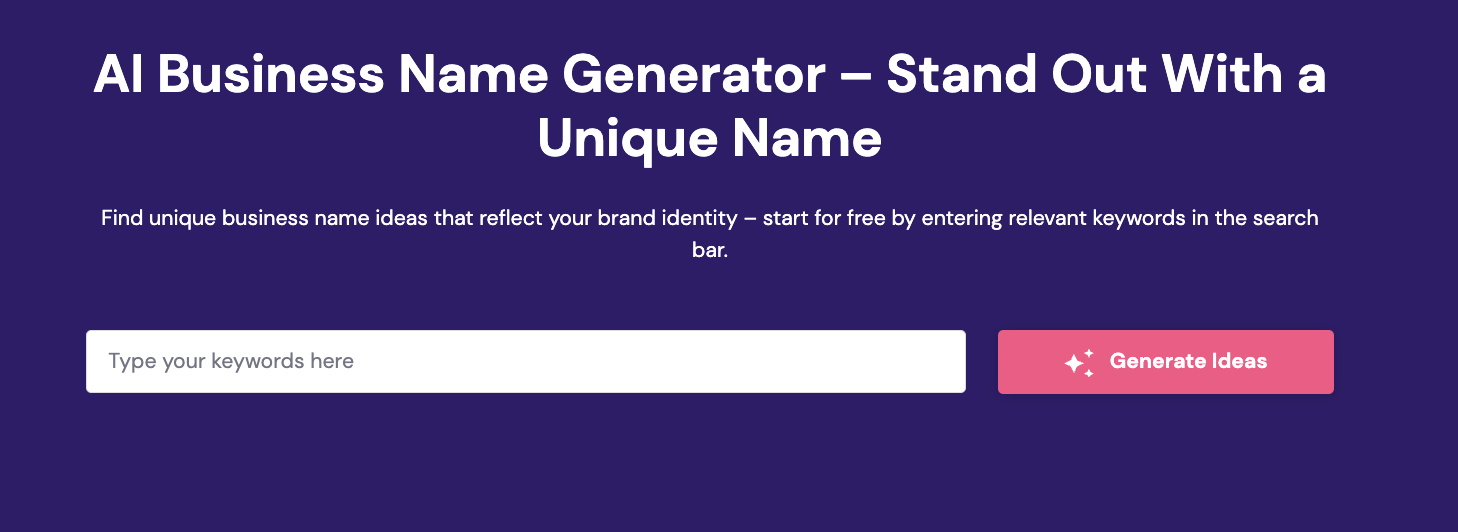 Stand name generator