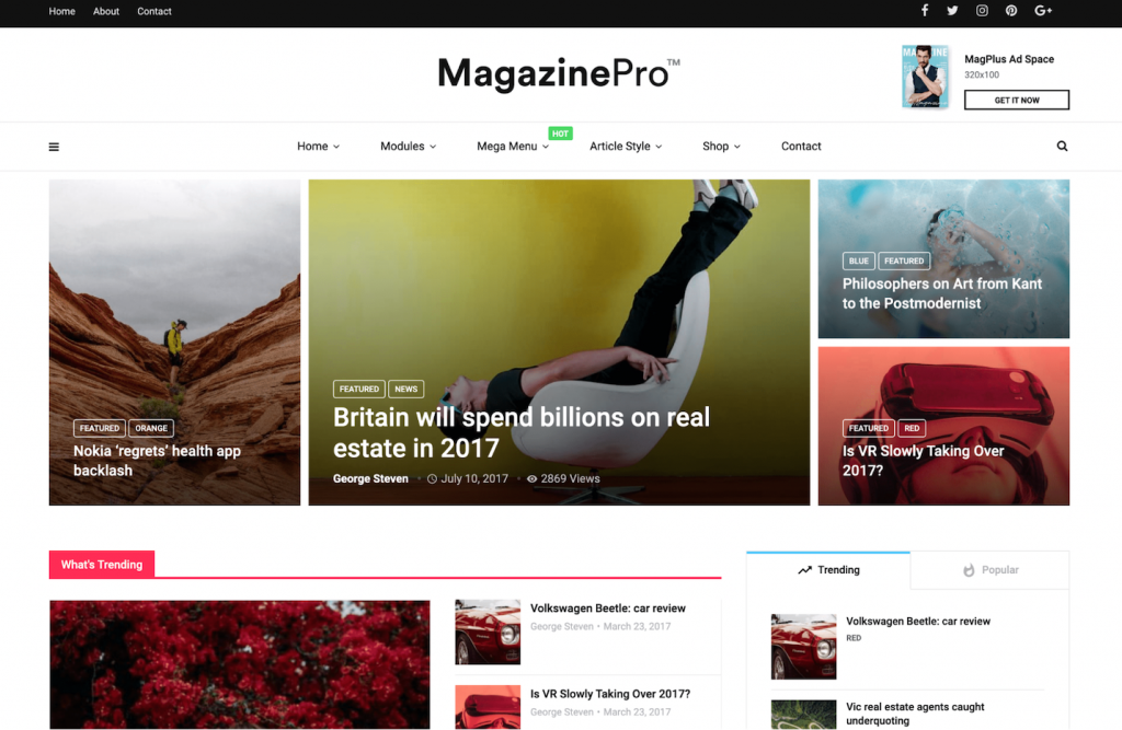 MagPlus homepage