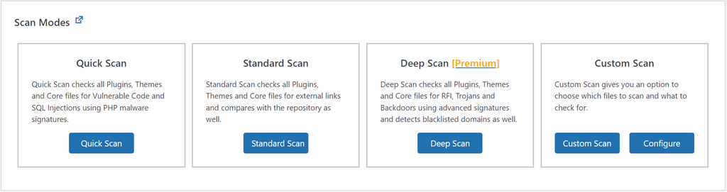Do not change WordPress core files - this scanner detects issues