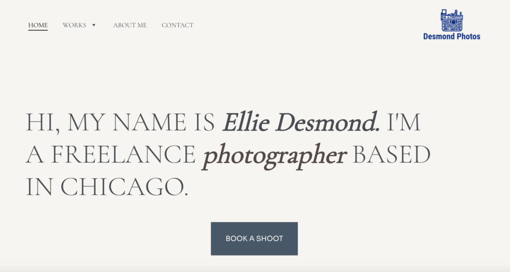 Desmondphotos homepage