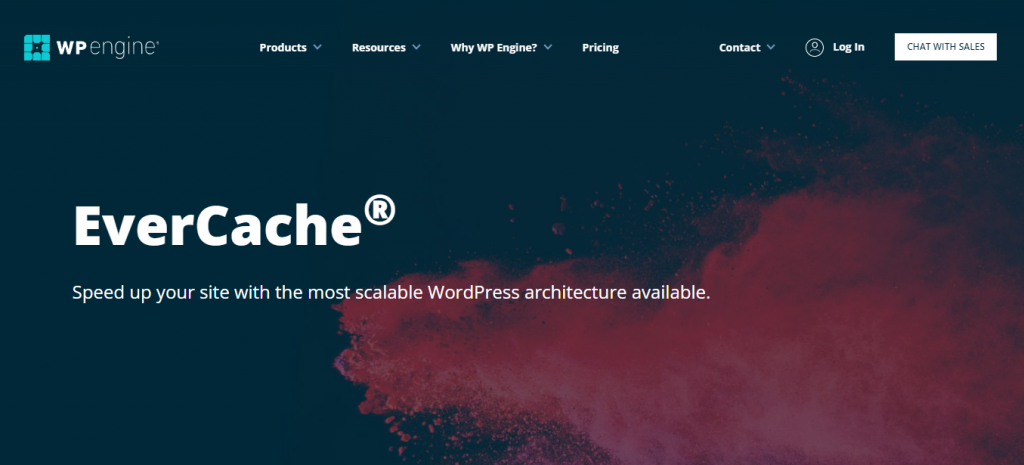 EverCache's page on WP Engine's website