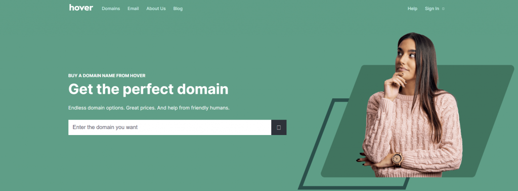 Hover domain registrar