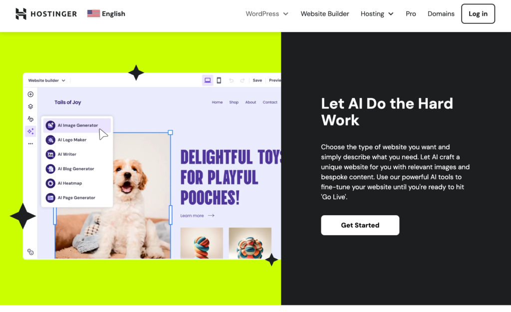 Hostinger Website Builder - Let AI do the hard work