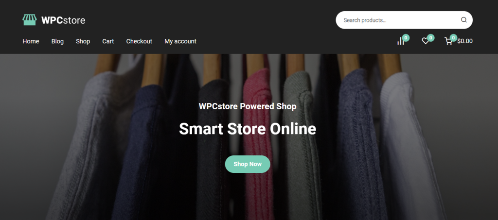 WPCstore demo page