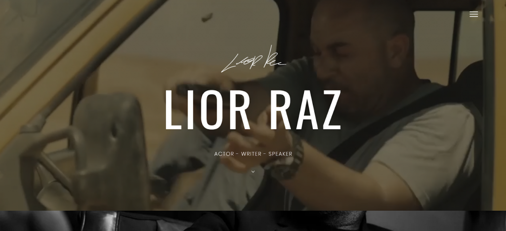 Lior Raz homepage