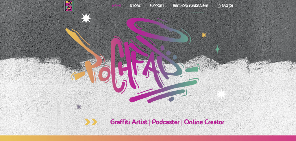 Pochfad homepage