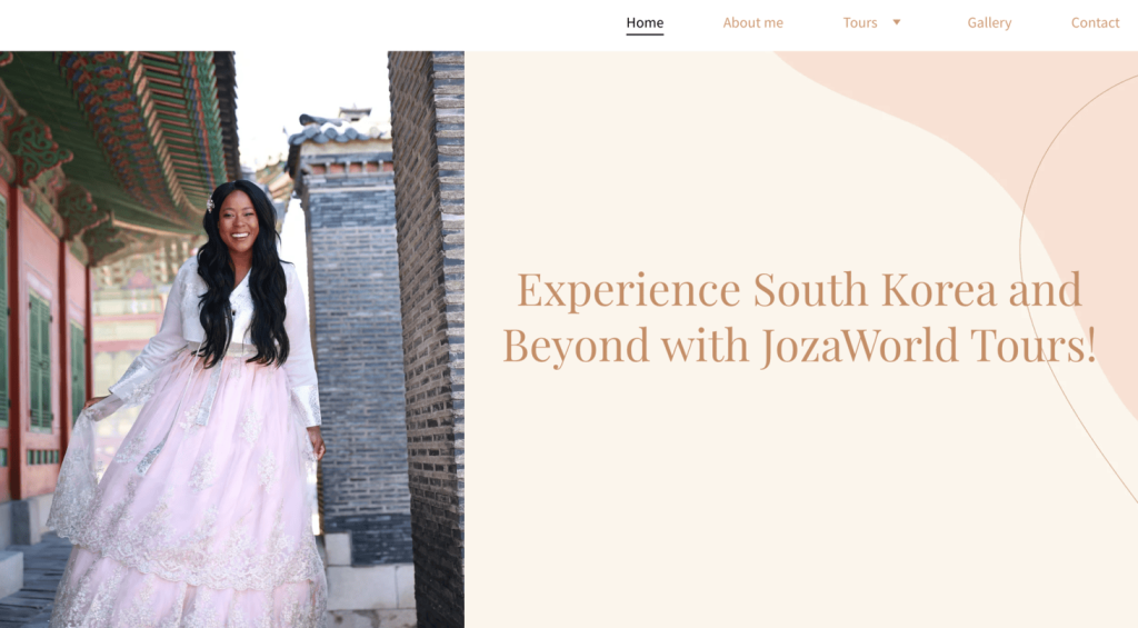 Homepage of JozaWorld Tours, travel events to South Korea and other countries