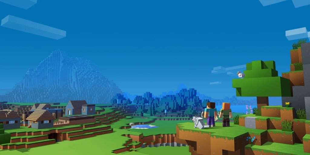 Minecraft website banner