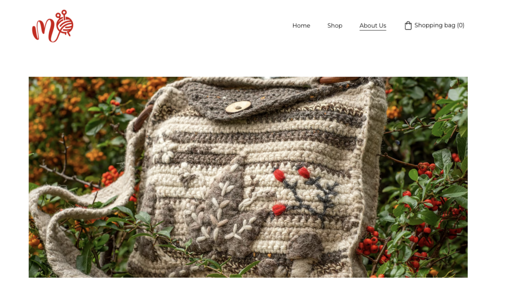 Mirai Knittery About Us page