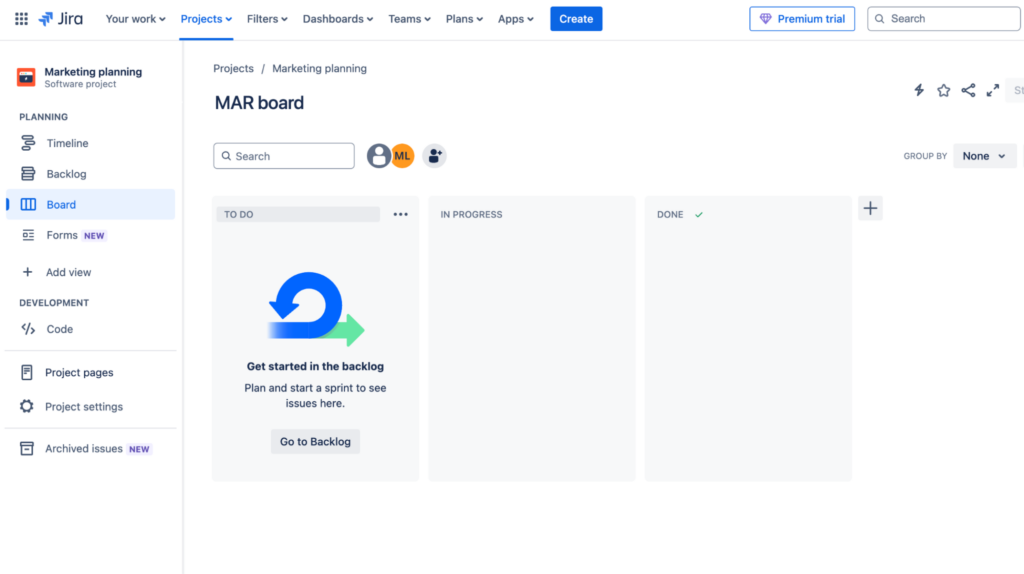 Boards in Jira