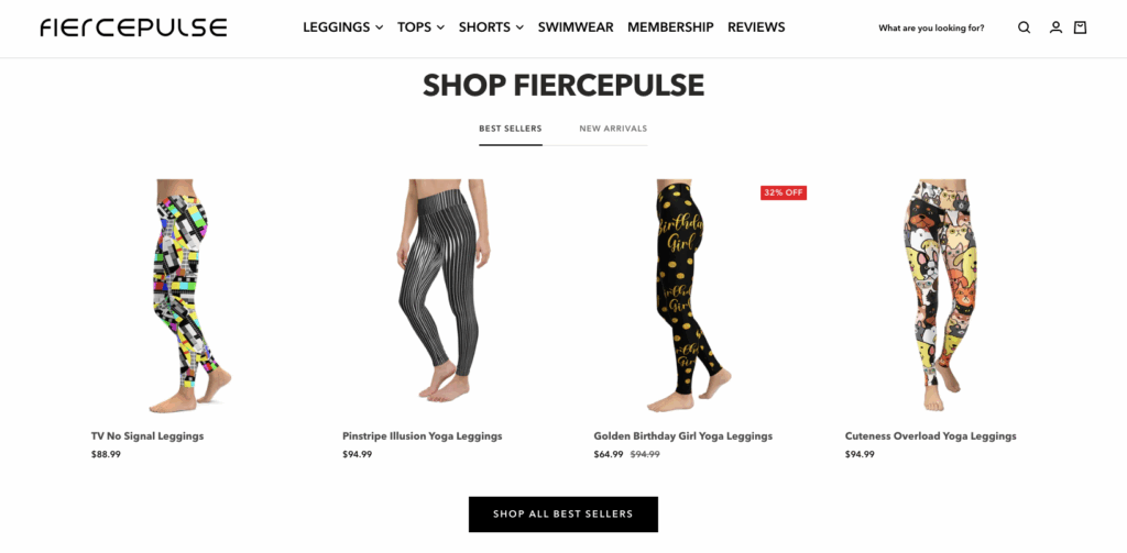 FIERCEPULSE product catalog