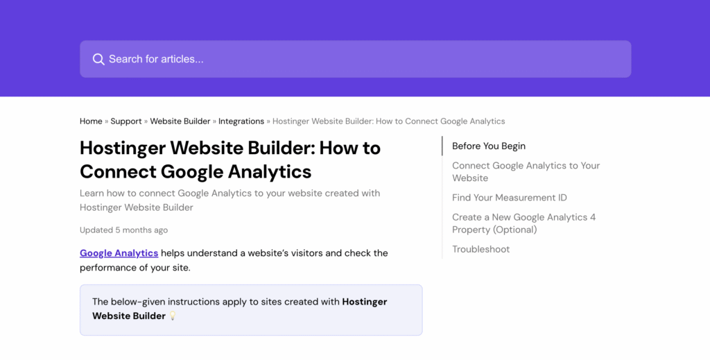 How-to guide content example